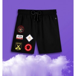 JEUNE RICHE SHORT DE BAINS ANARCHY BLACK 